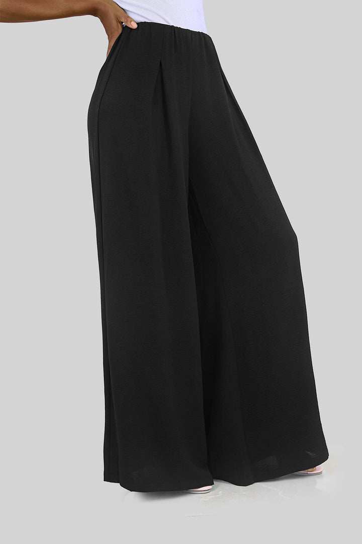 MULHER-CALÇA CASUAL PRETA NOVA 2026