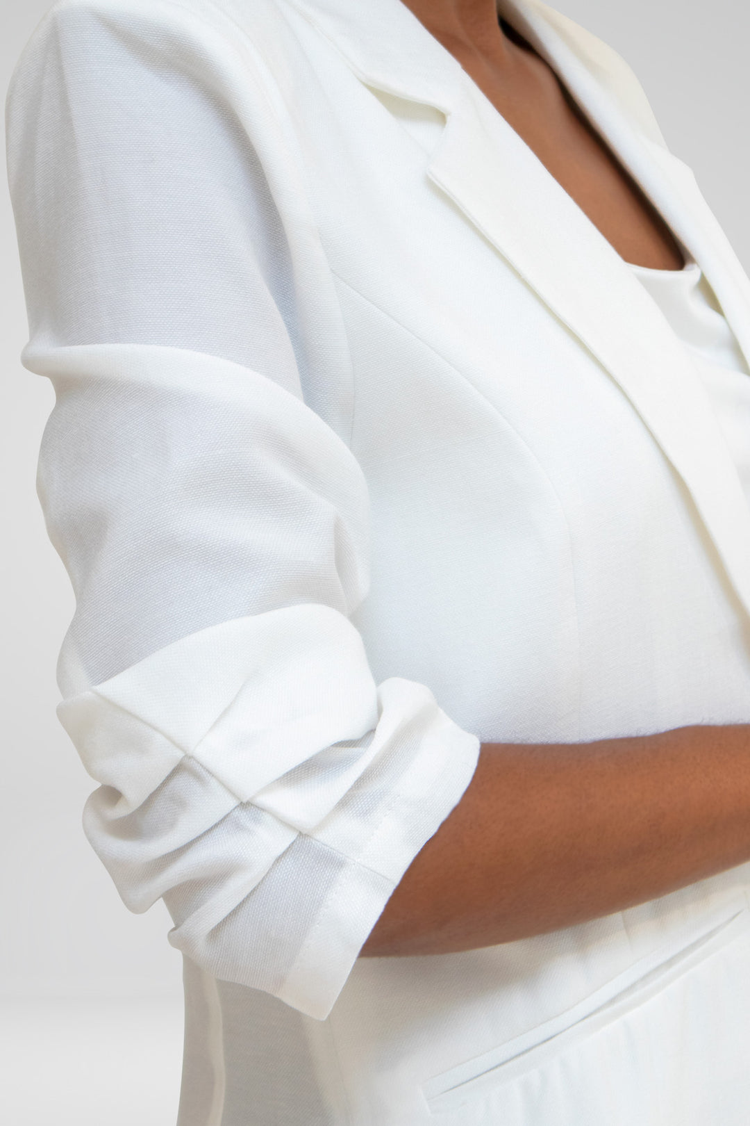 MULHER- BLAZER BRANCO NOVO