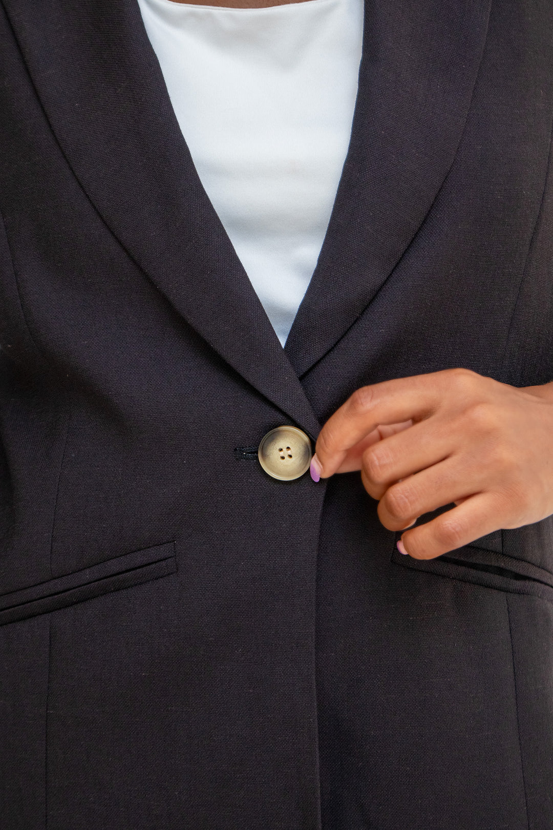 MULHER- BLAZER PRETO NOVO