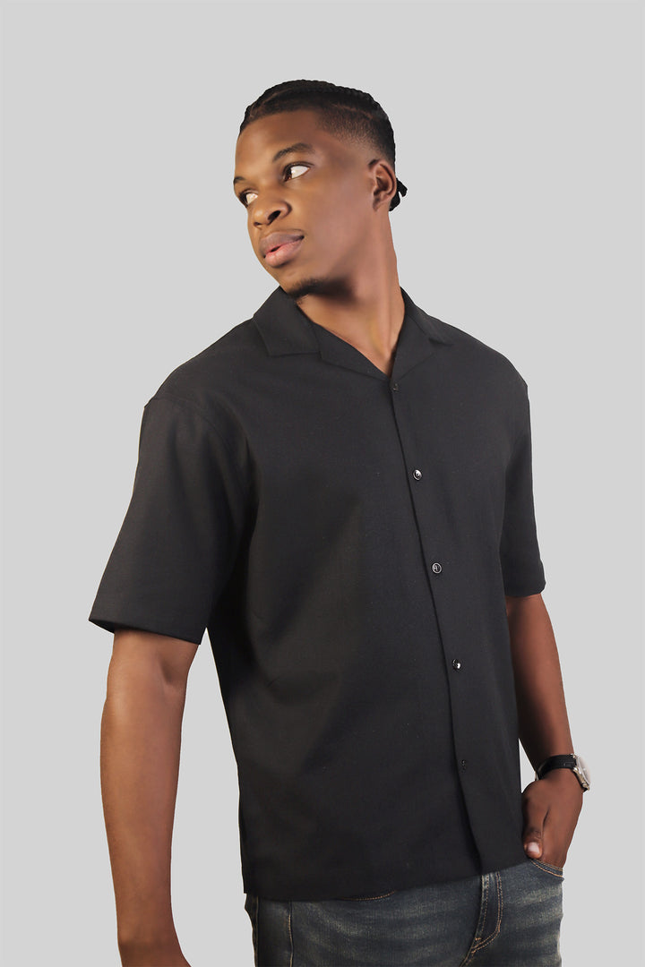 HOMEM-CONFORT CAMISA PRETA NOVA