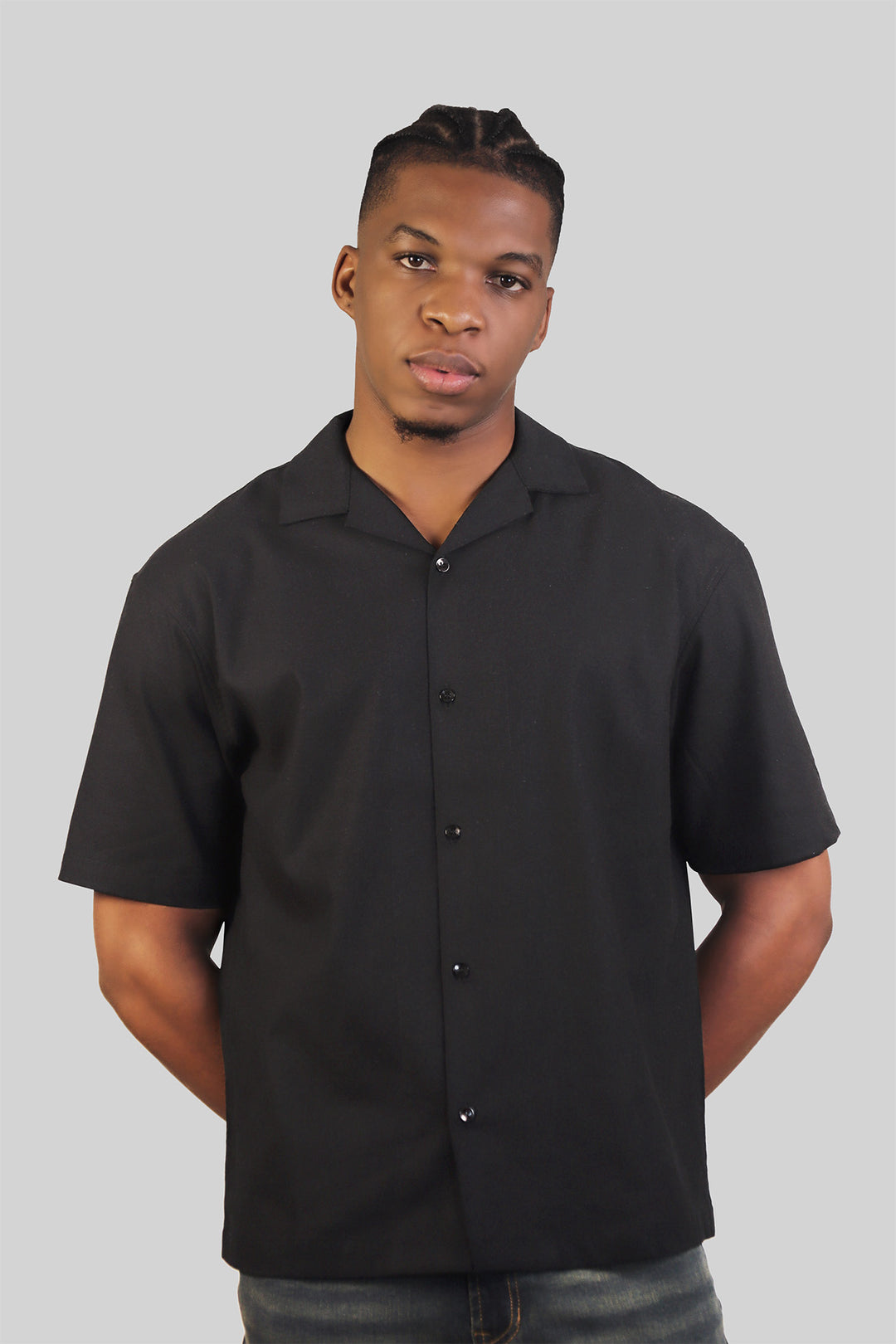 HOMEM-CONFORT CAMISA PRETA NOVA