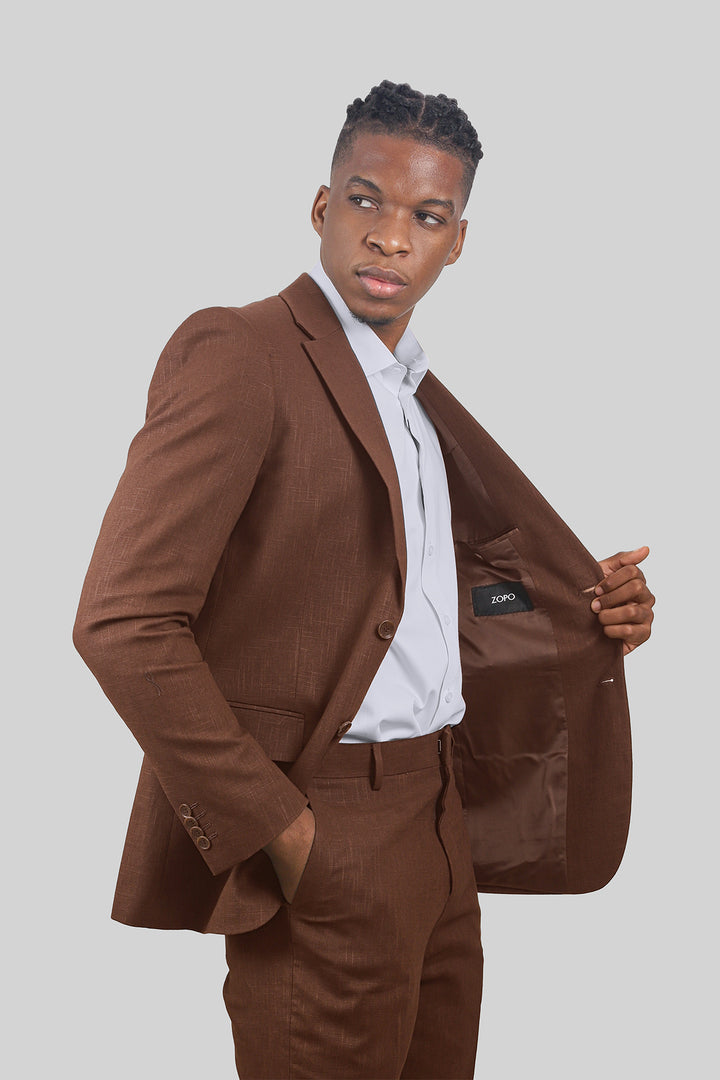 HOMEM-BLAZER CASTANHO NOVO 2026