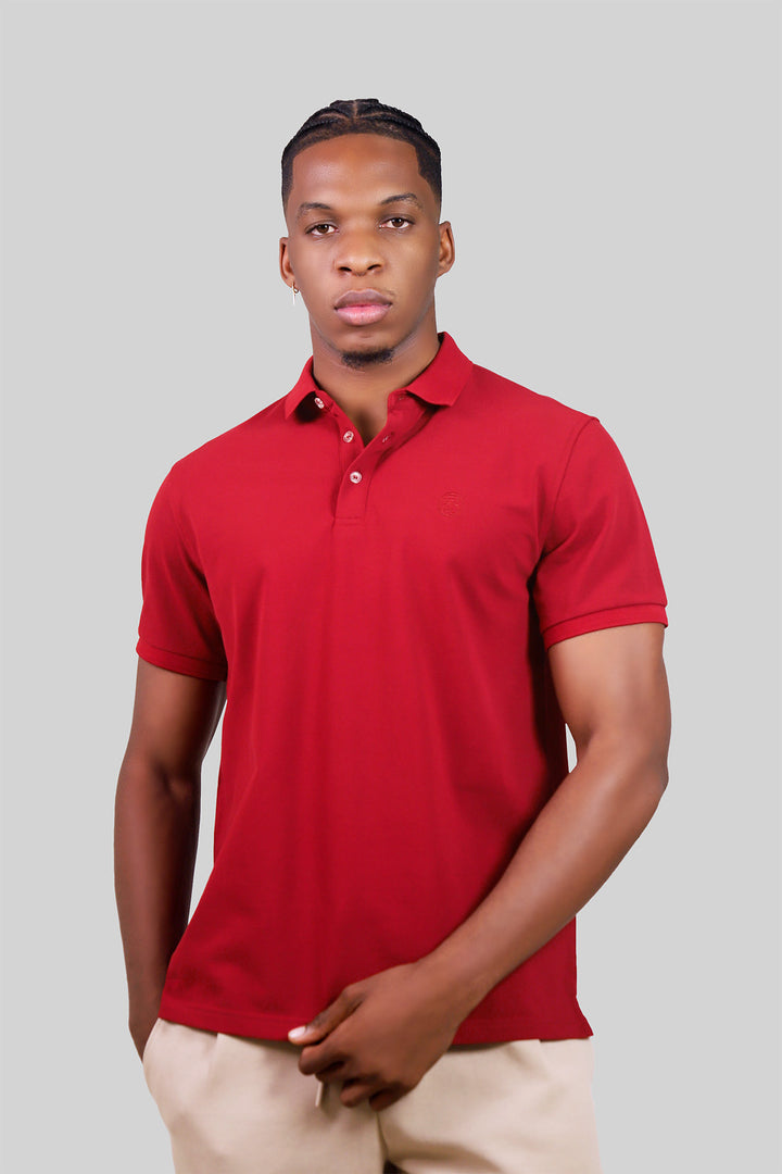 HOMEM-POLO VERMELHA NOVA