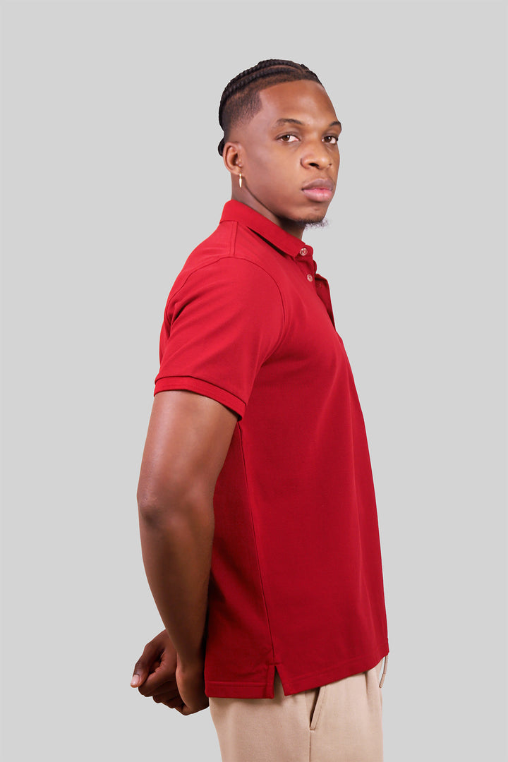 HOMEM-POLO VERMELHA NOVA