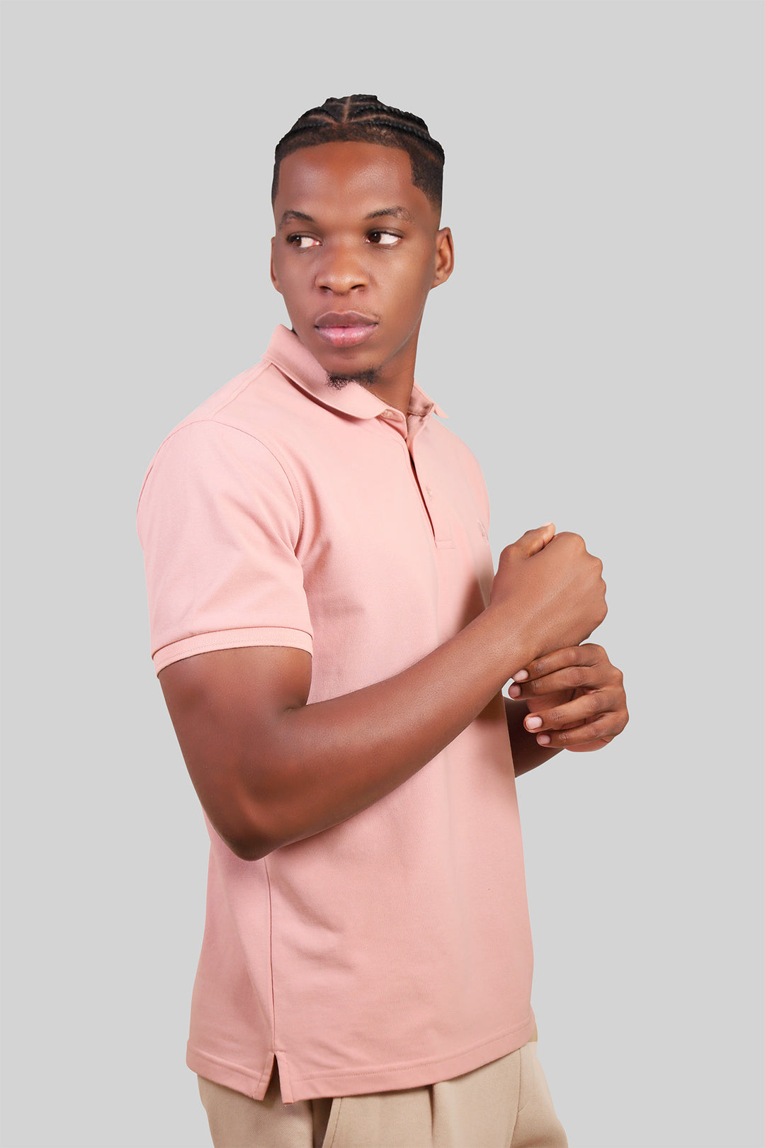 HOMEM-POLO ROSA NOVA