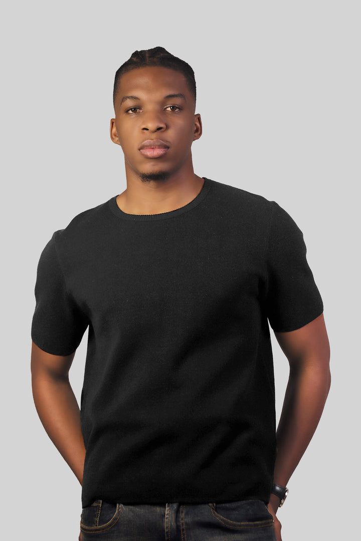 HOMEM-T-SHIRT PRETA NOVA