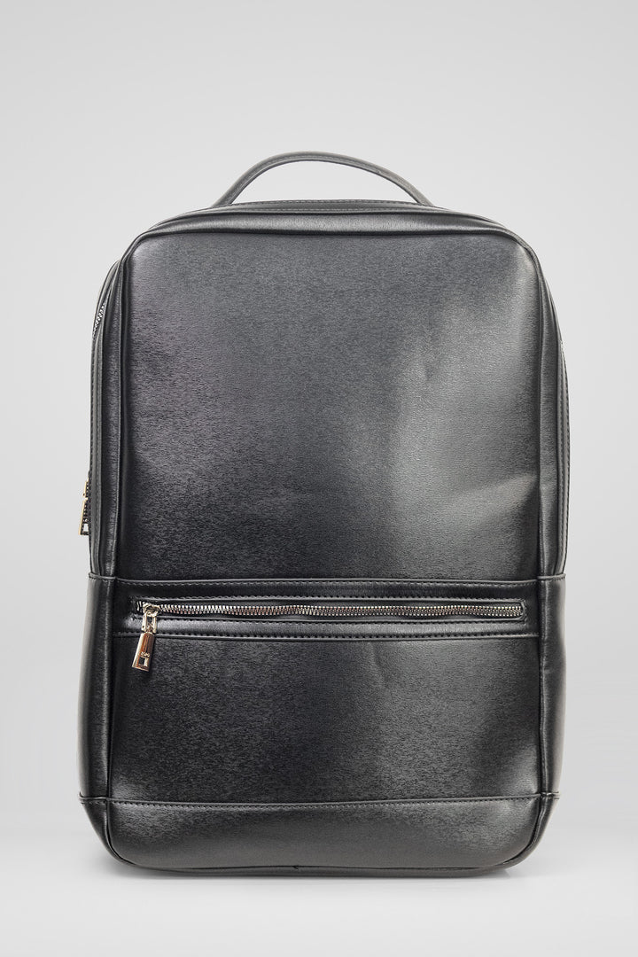 HOMEM-MOCHILA PRETA NOVA