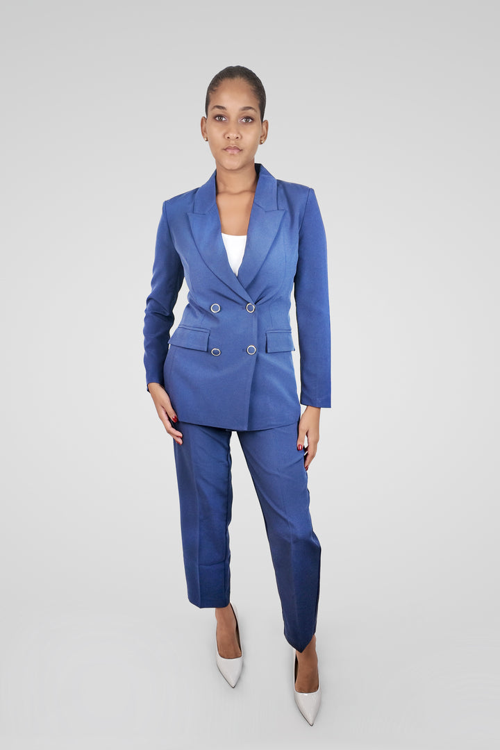 MULHER-BLAZER AZUL ESCURO NOVO