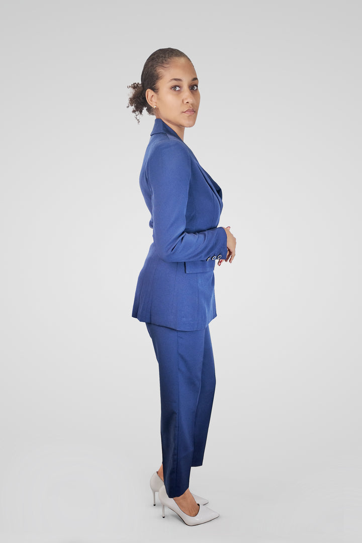 MULHER-BLAZER AZUL ESCURO NOVO