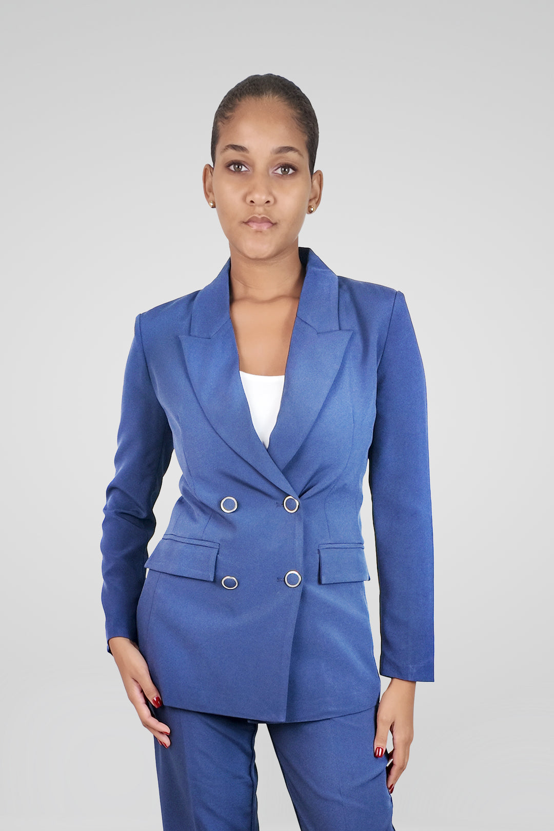 MULHER-BLAZER AZUL ESCURO NOVO