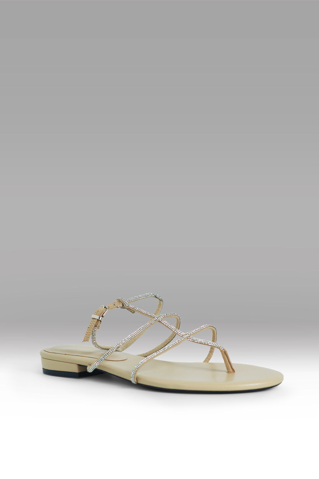 MULHER-SANDÁLIAS CREME NOVA