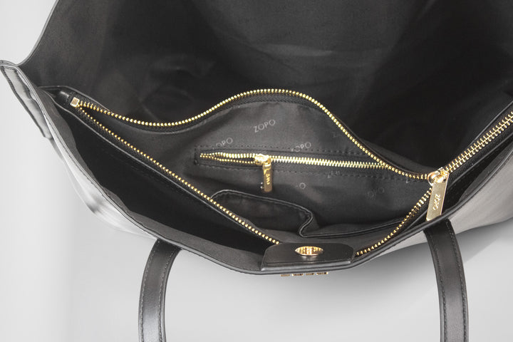 MULHER-BOLSA PRETA NOVA