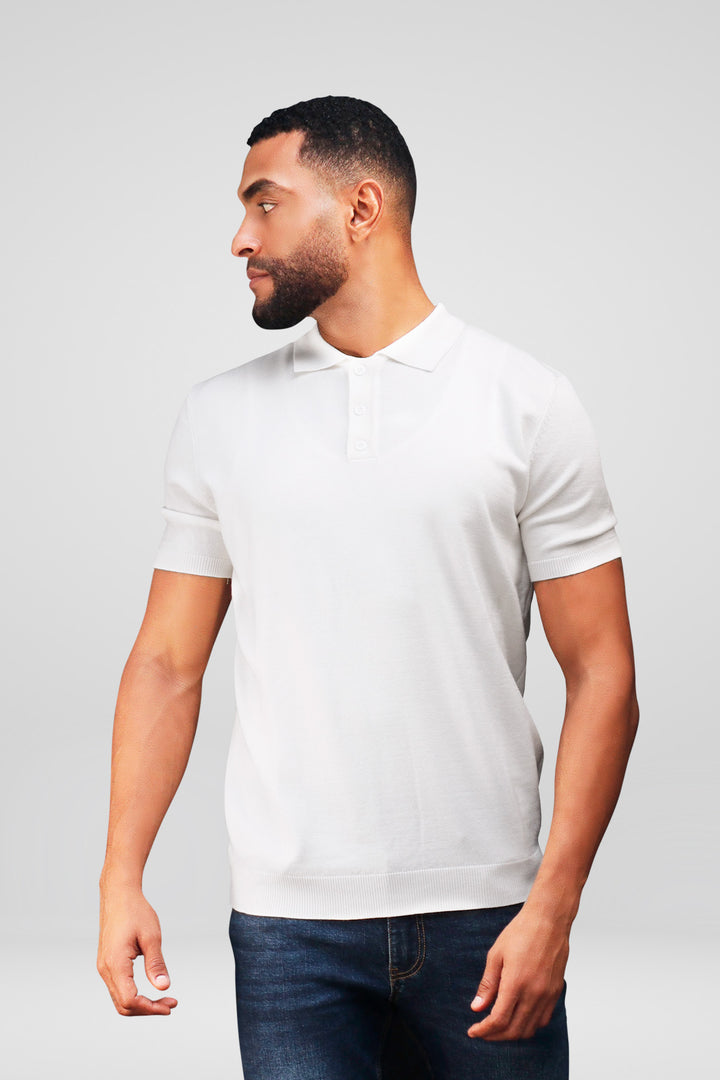 HOMEM-POLO BRANCA NOVA