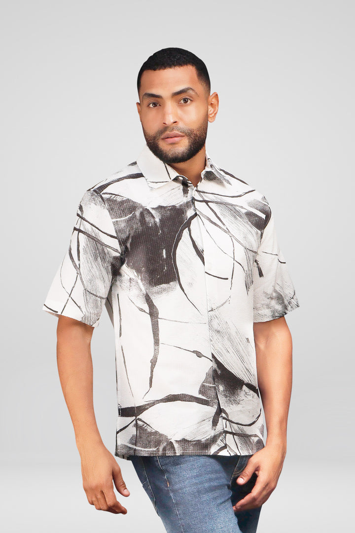 HOMEM-CONFORT CAMISA COM ESTAMPA NOVA