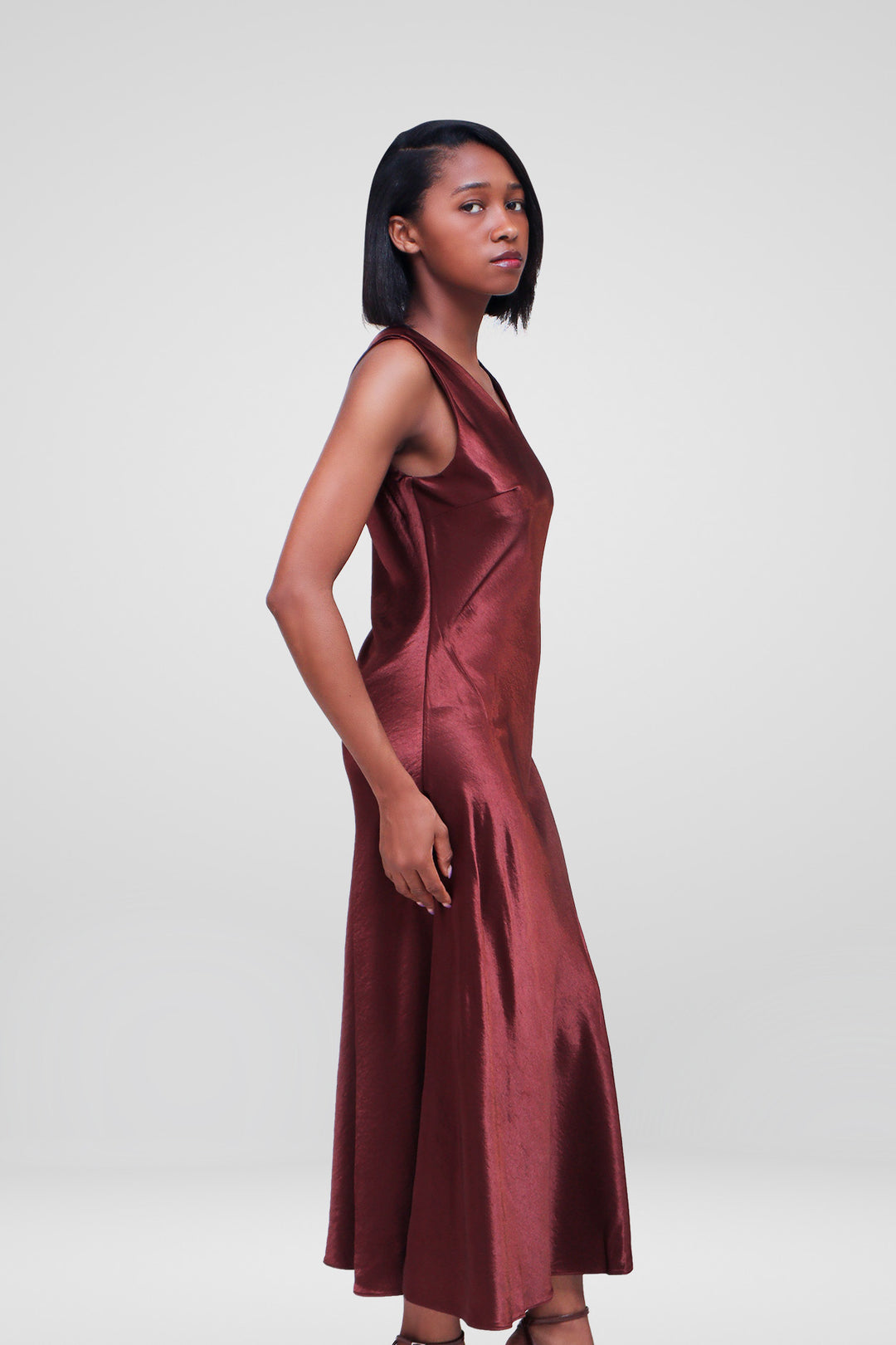 MULHER-VESTIDO VERMELHO NOVO