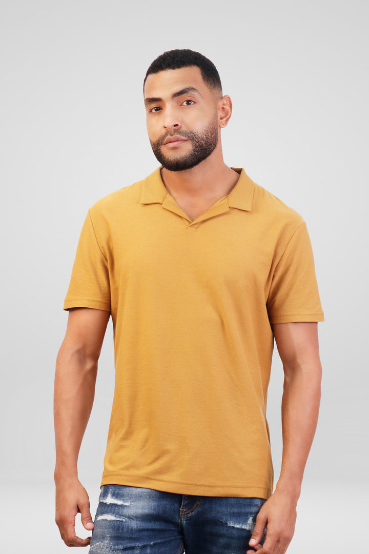 HOMEM-POLO BEGE NOVA