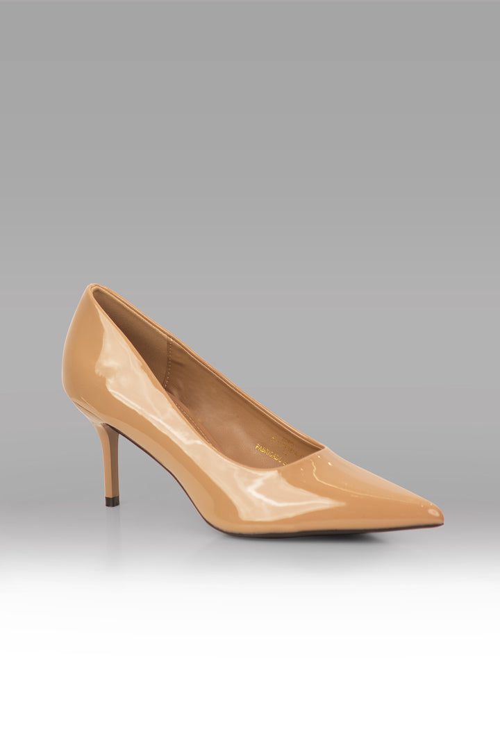 MULHER-SAPATO SCARPIN CAQUI NOVO