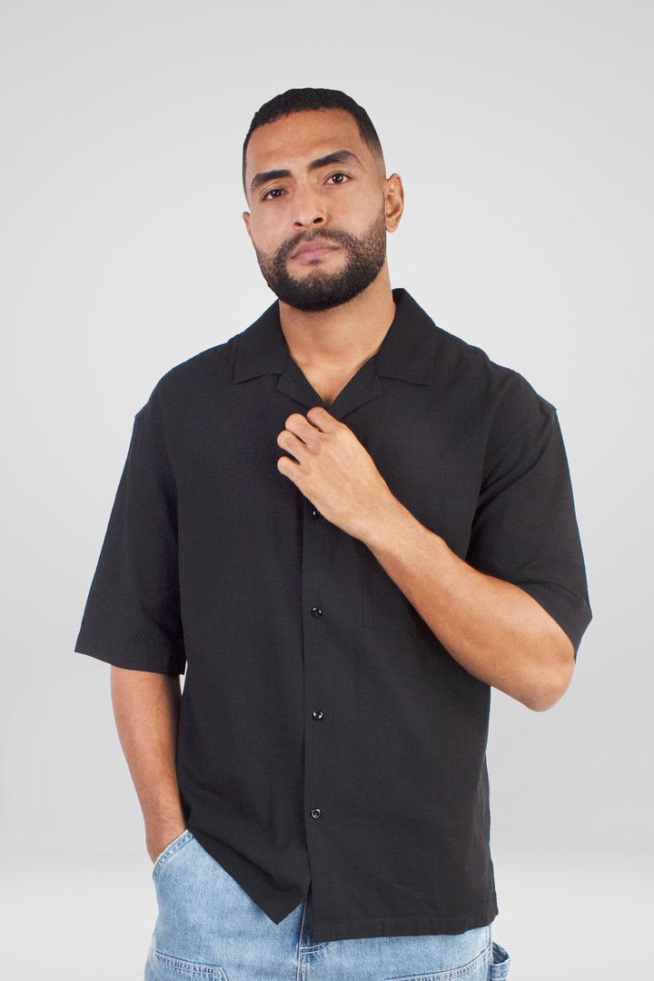 HOMEM-CONFORT CAMISA PRETA NOVA