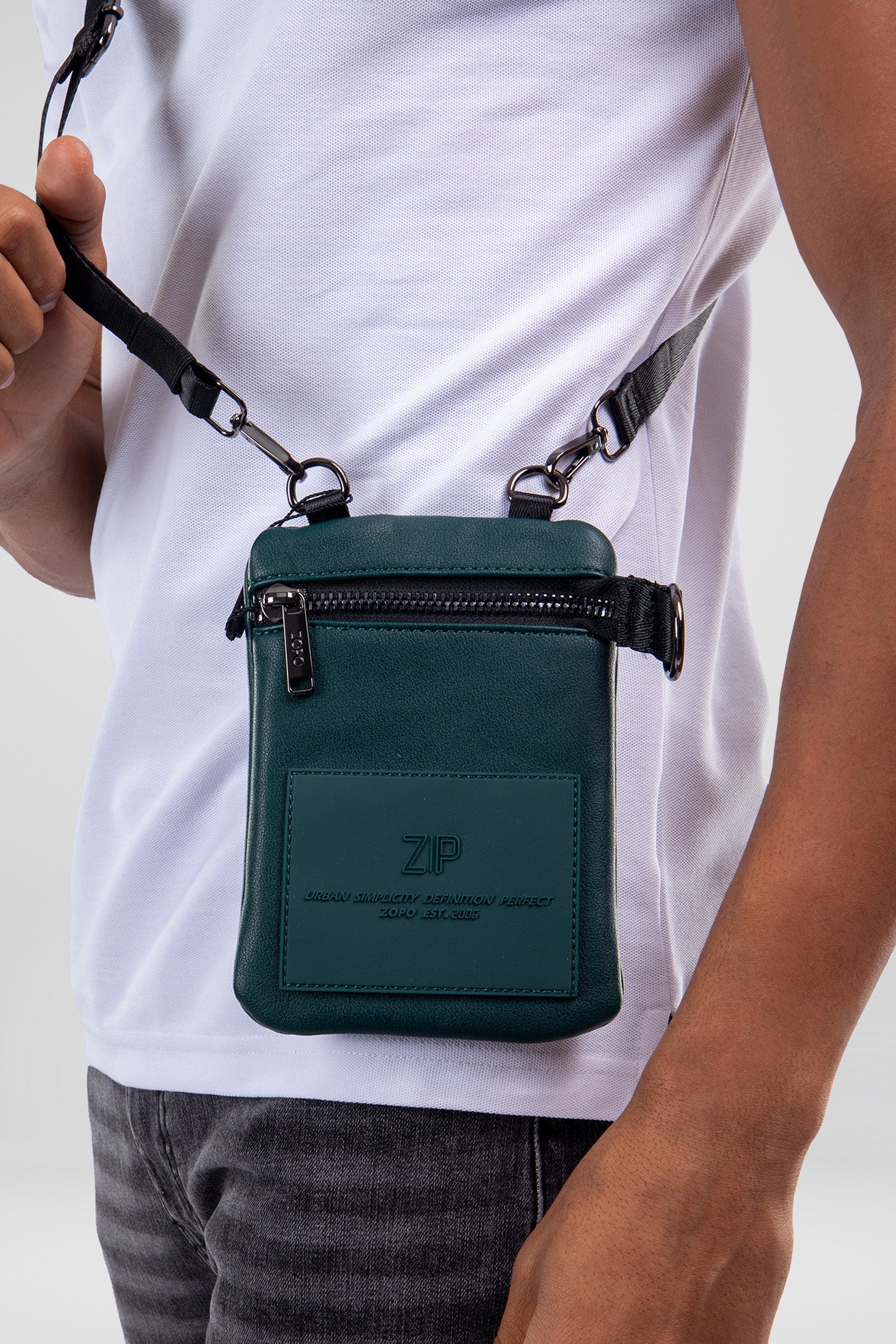 HOMEM-MINI PASTA VERDE ESCURA – zopo