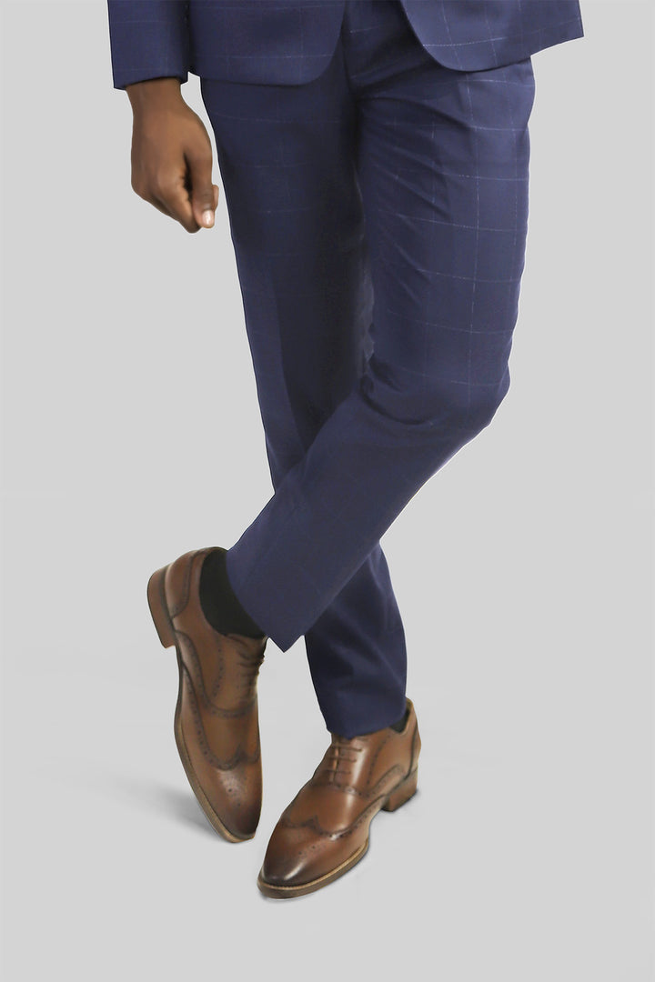 HOMEM-FATO AZUL ESCURO RISCAS NOVO