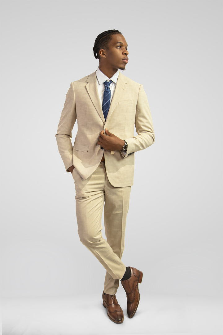 HOMEM-FATO CÁQUI SKINNY FIT NOVO