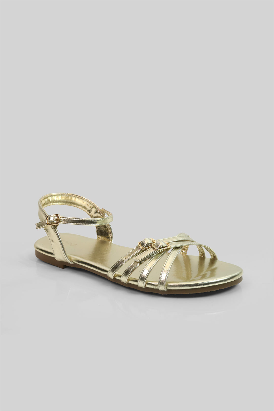 CRIANÇA-SANDÁLIA DOURADA NOVA