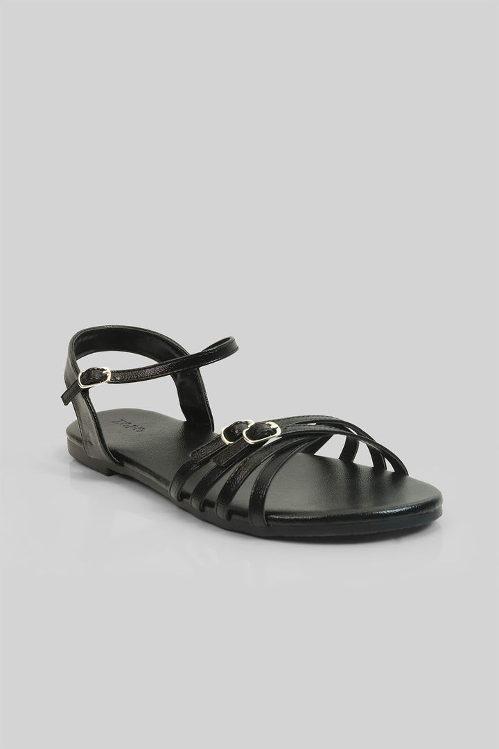 CRIANÇA-SANDÁLIA PRETA NOVA