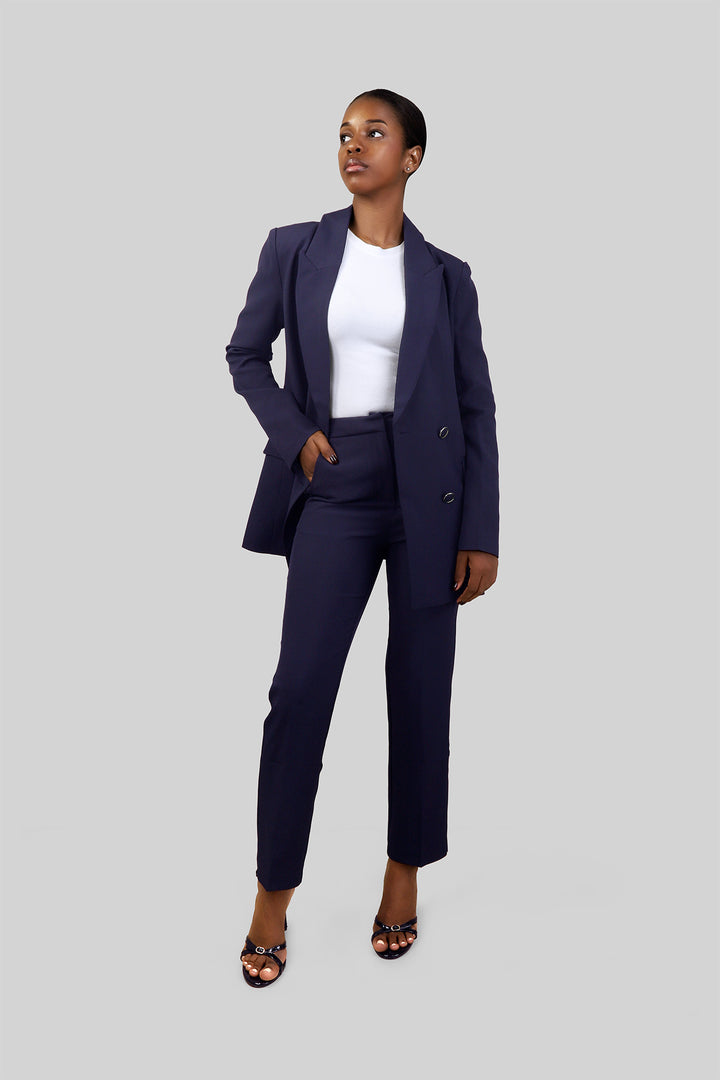 MULHER-BLAZER AZUL-ESCURO NOVO