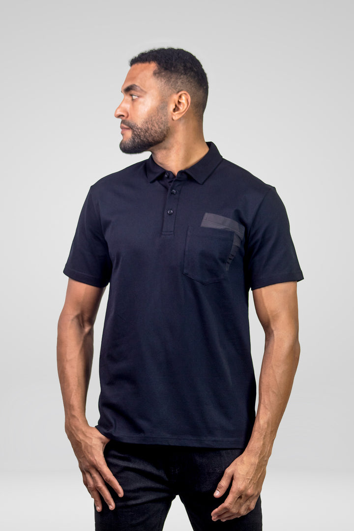 HOMEM-POLO PRETA NOVA