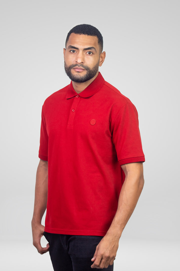 HOMEM-POLO VERMELHA NOVA