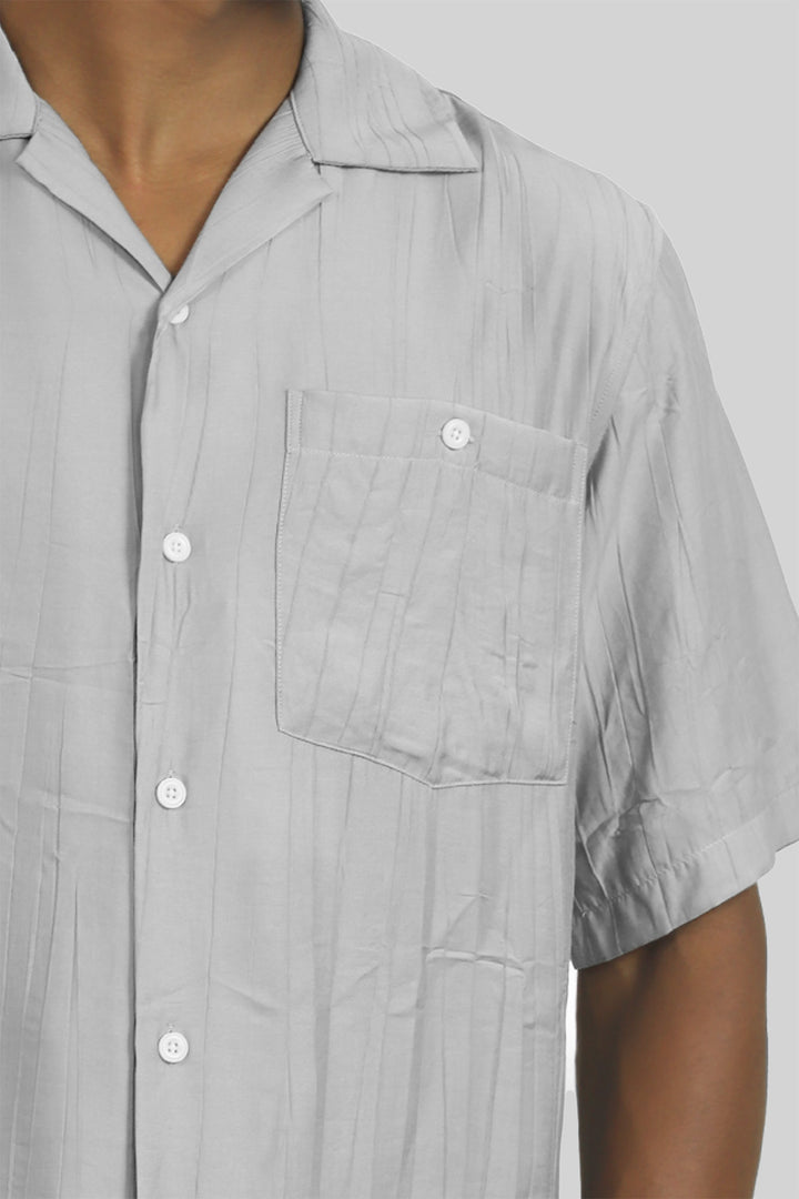 HOMEM-CONFORT CAMISA CINZA NOVA