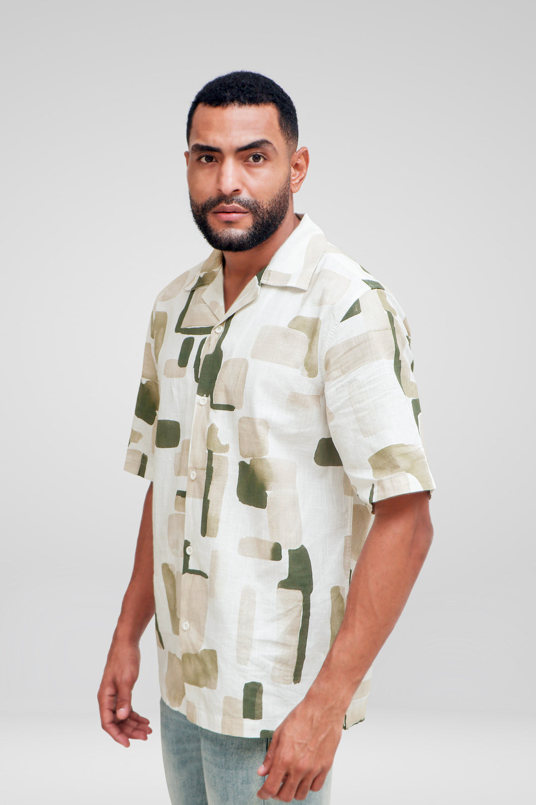 HOMEM-CONFORT CAMISA COM ESTAMPA NOVA