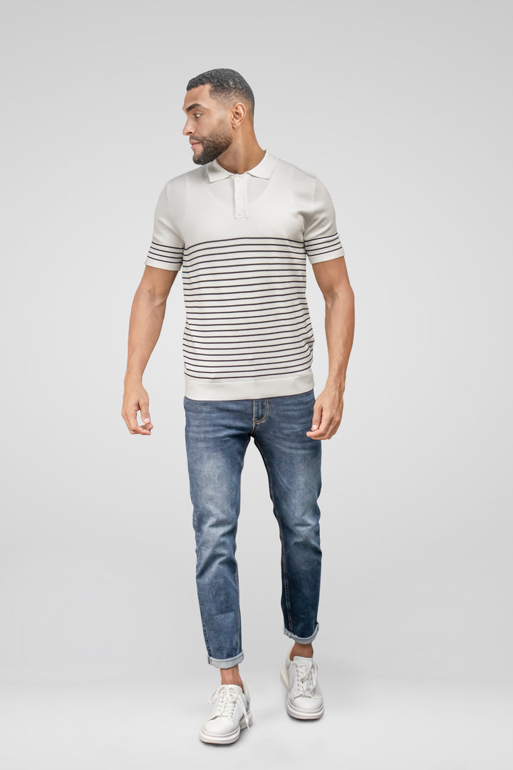 HOMEM-POLO BRANCA NOVA