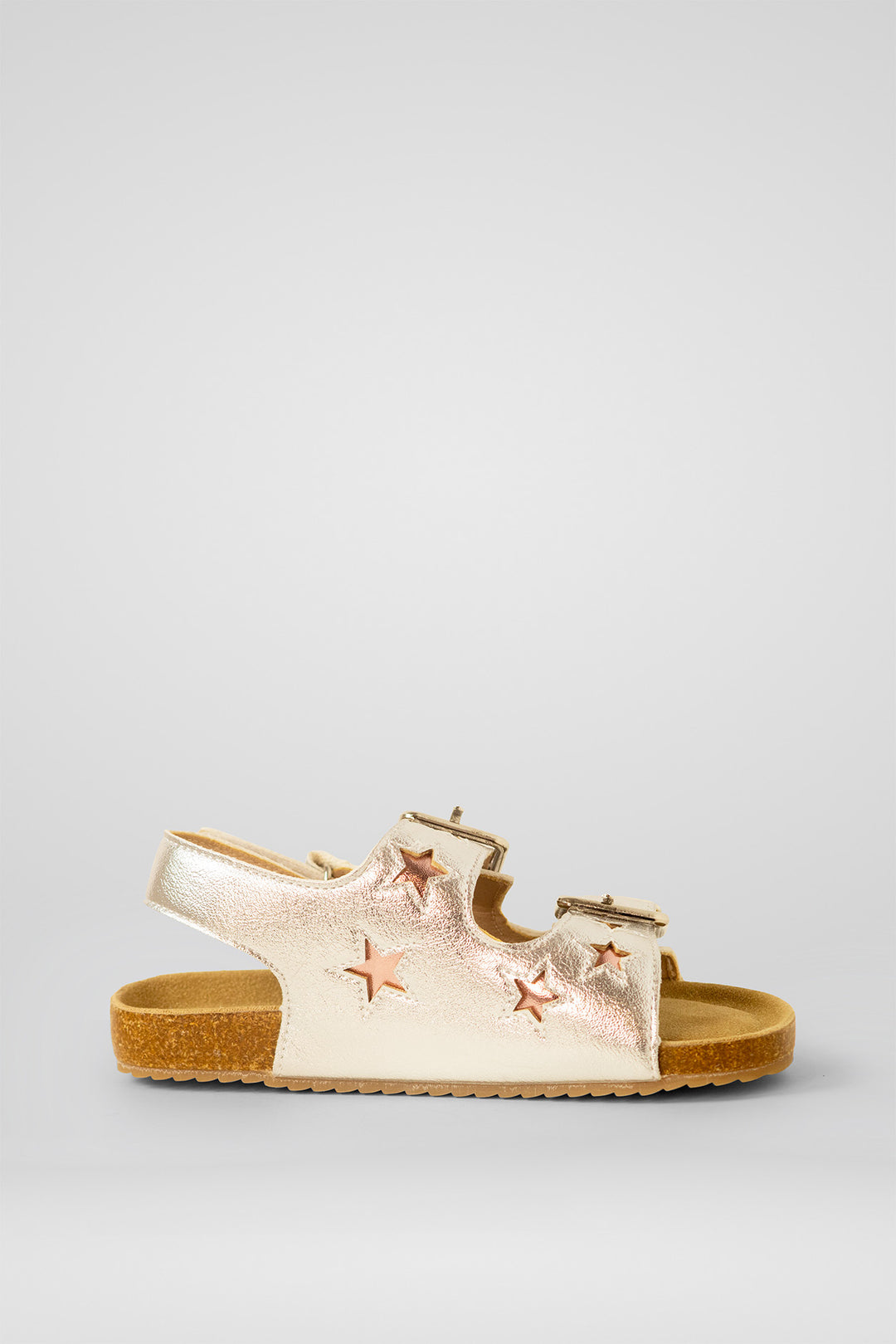 CRIANÇA-SANDÁLIA PRATEADA NOVA