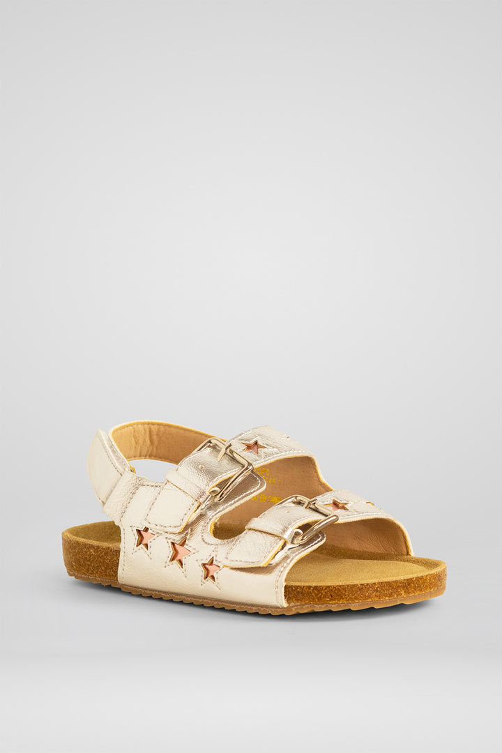 CRIANÇA-SANDÁLIA PRATEADA NOVA