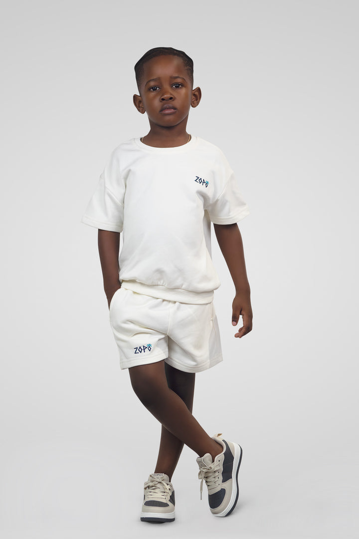 CRIANÇA-T-SHIRT BRANCA NOVA