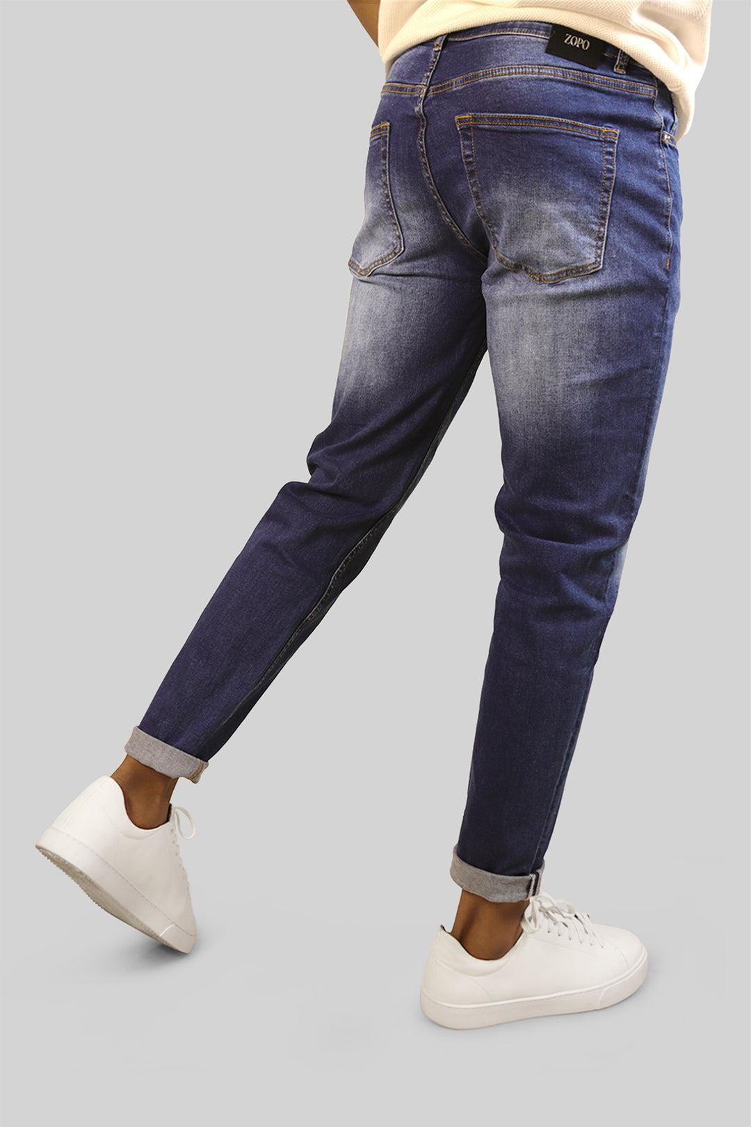 HOMEM-CALÇA JEANS AZUL ESCURA NOVA