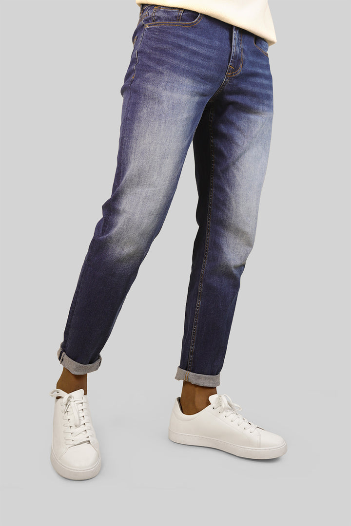 HOMEM-CALÇA JEANS AZUL ESCURA NOVA