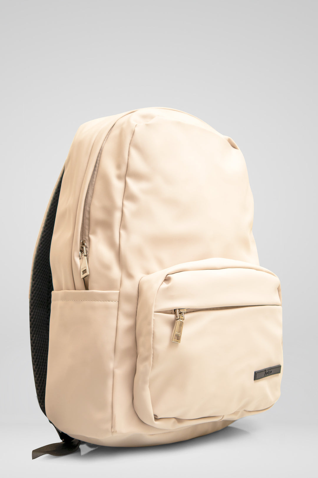 HOMEM-MOCHILA BEGE NOVA