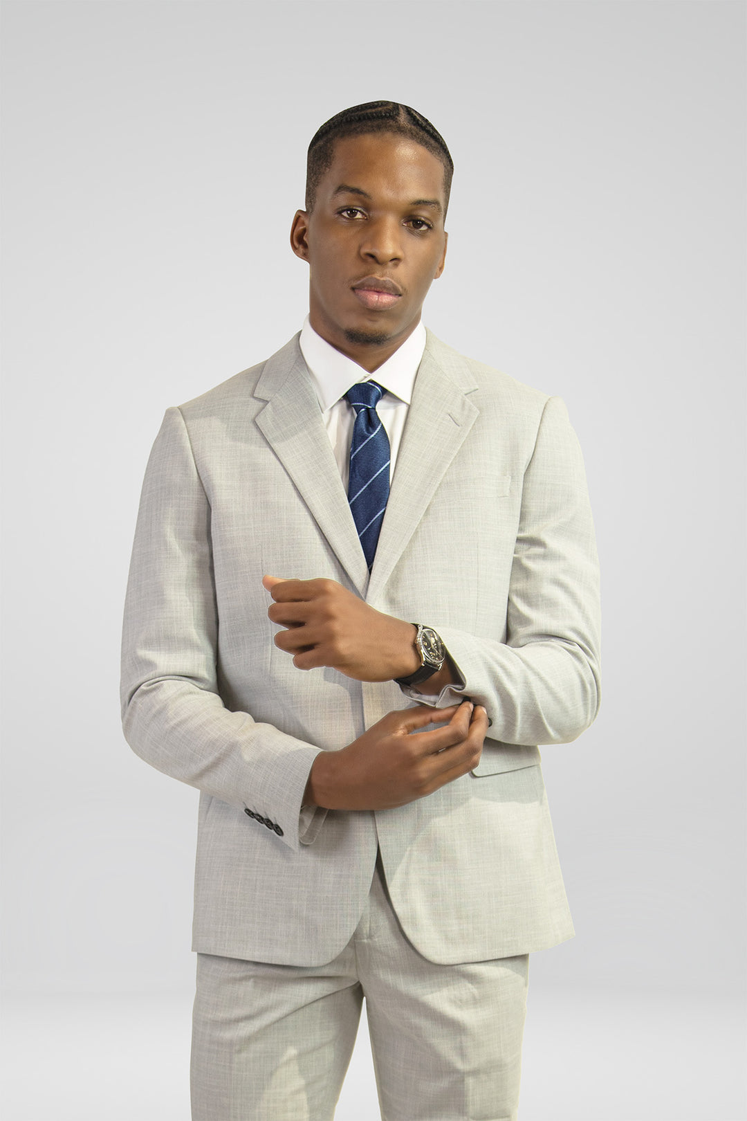 HOMEM-FATO CINZA SKINNY FIT NOVO