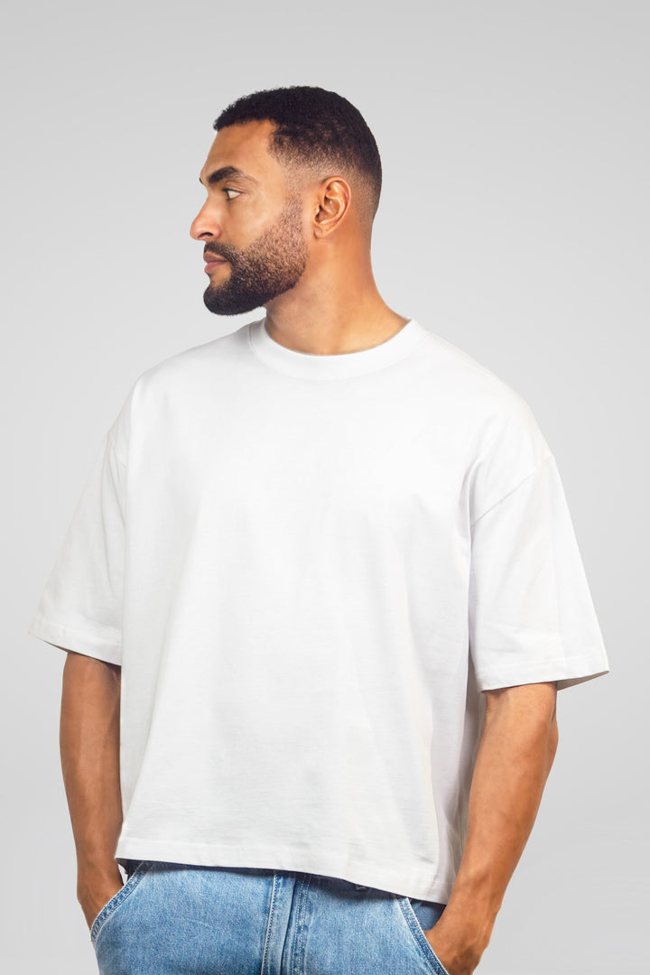 HOMEM-T-SHIRT BRANCA NOVA