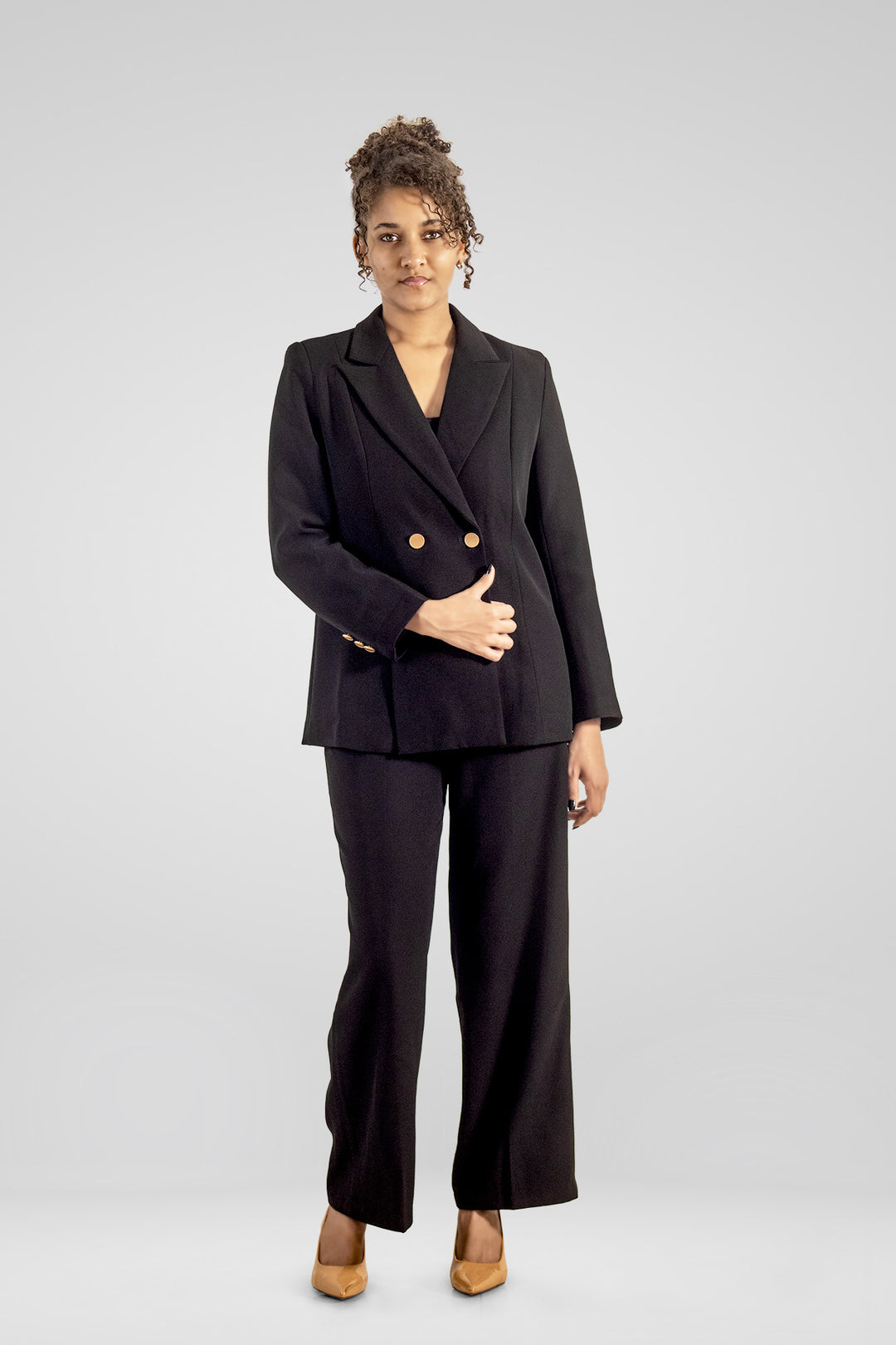 MULHER- BLAZER PRETO NOVO