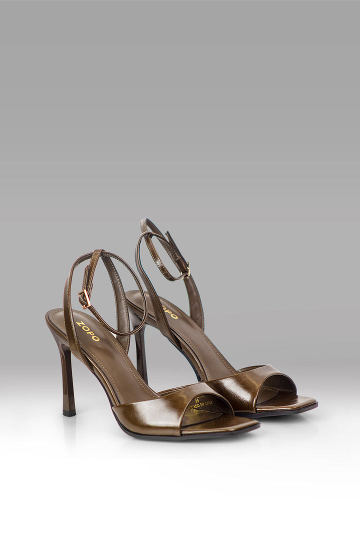 MULHER-SANDÁLIA ALTA VERDE NOVA