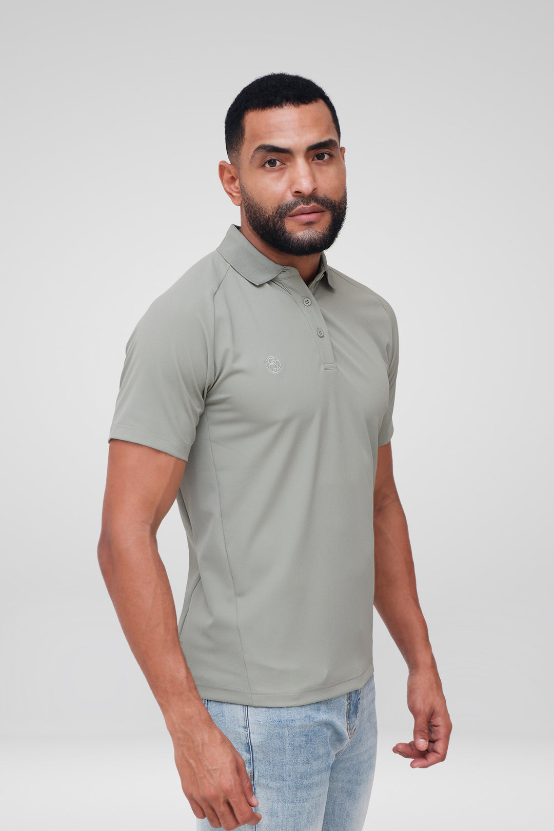 HOMEM-POLO VERDE ESCURO NOVA