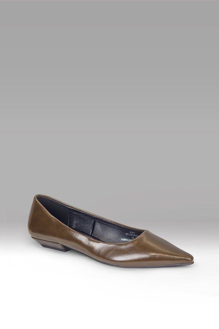 MULHER-SAPATO VERDE ESCURO NOVO