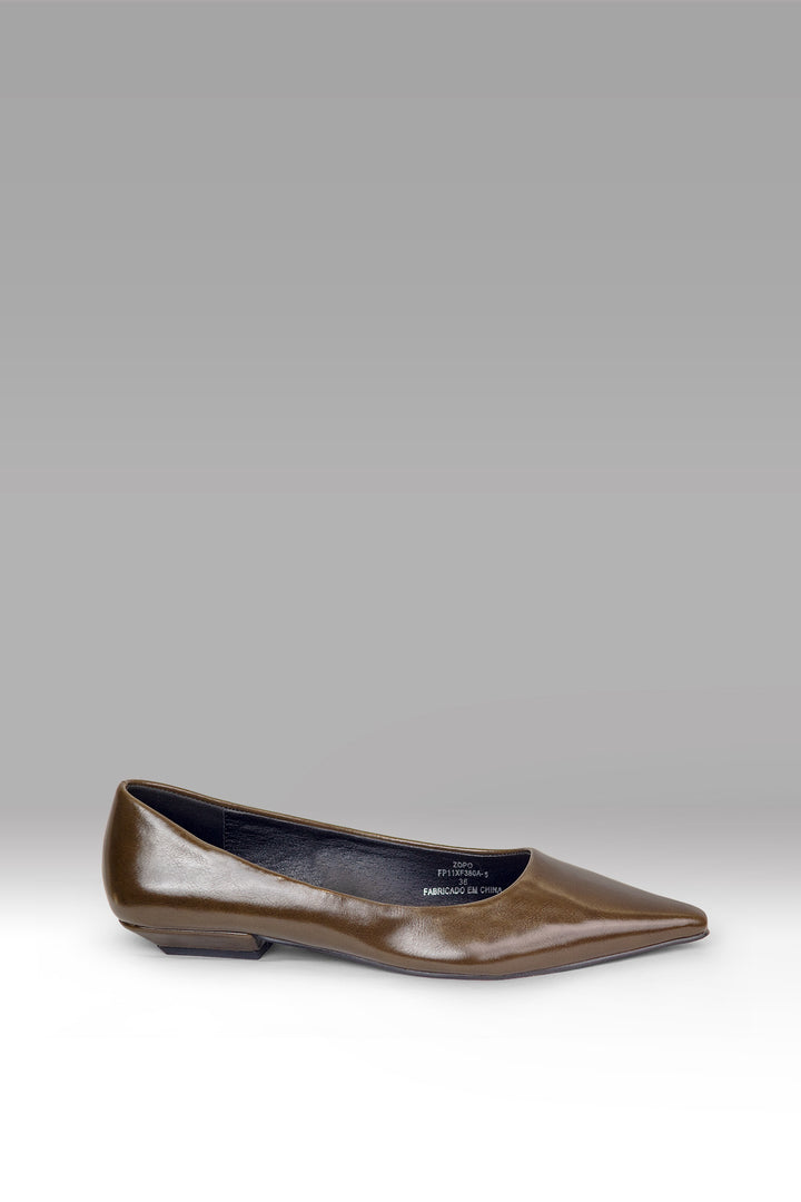 MULHER-SAPATO VERDE ESCURO NOVO