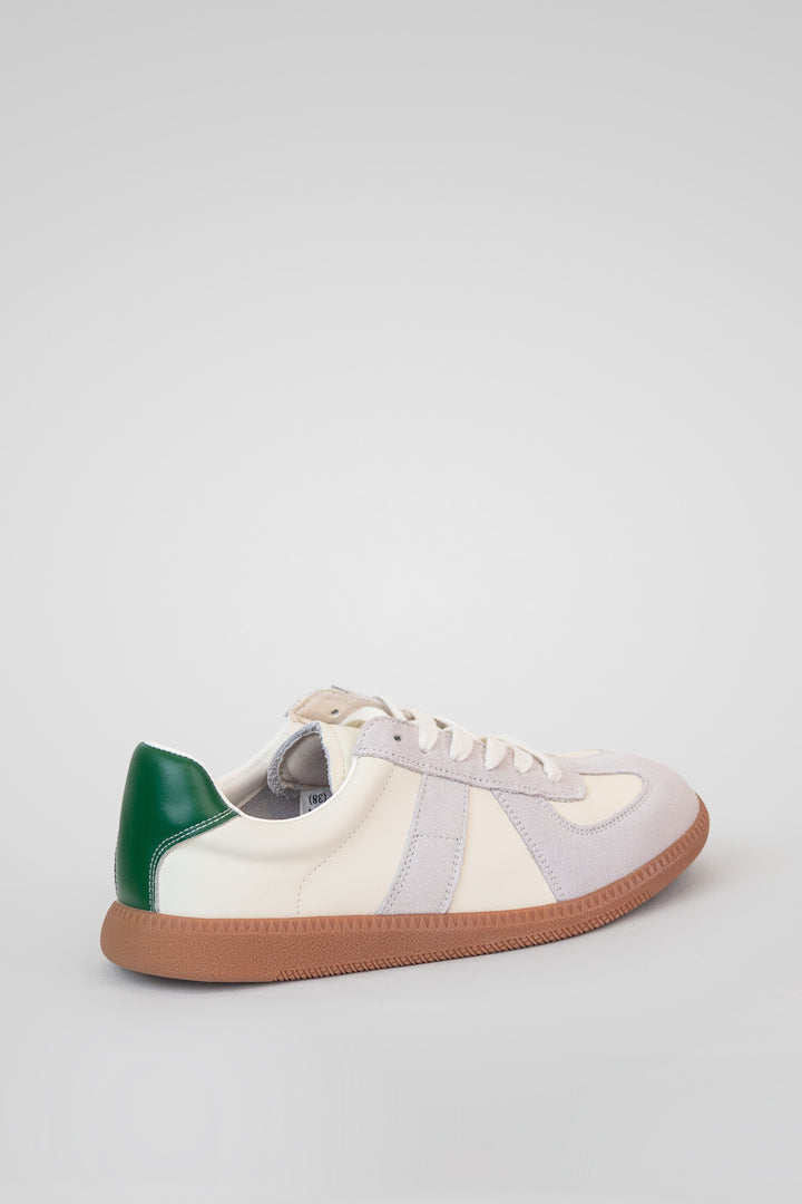 MULHER-TÉNIS CINZA E VERDE NOVO