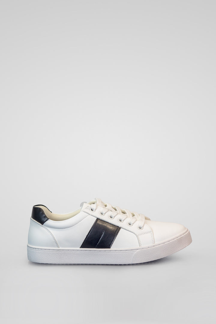 HOMEM-TÉNIS BRANCO E PRETO NOVO