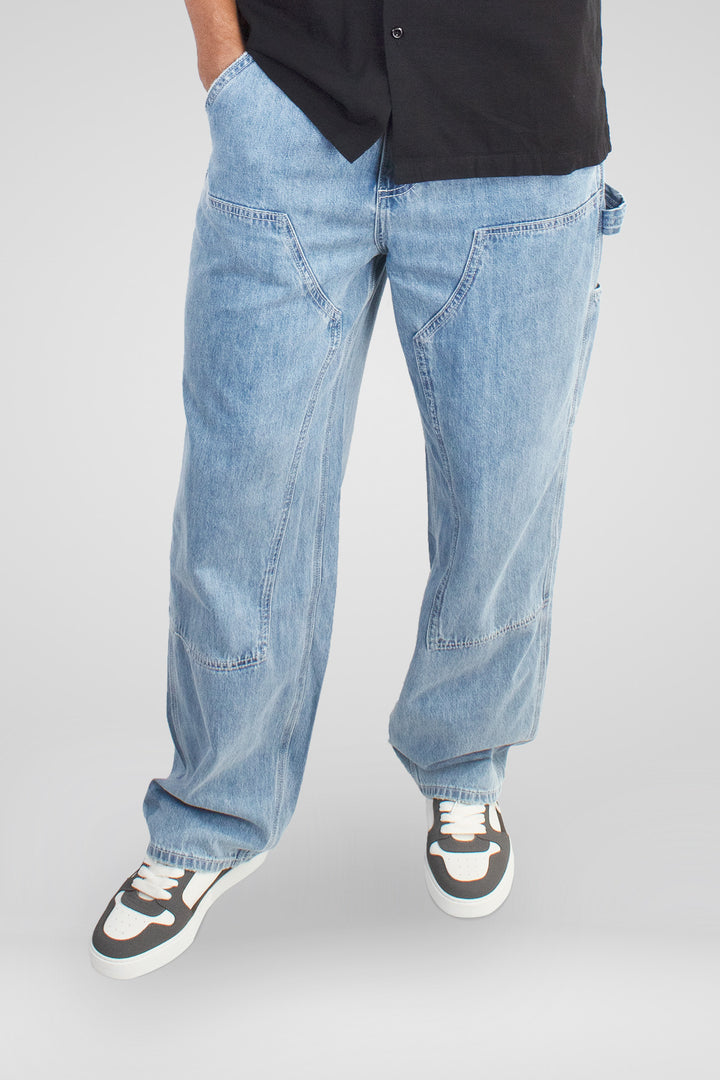 HOMEM-CALÇA JEANS AZUL NOVA