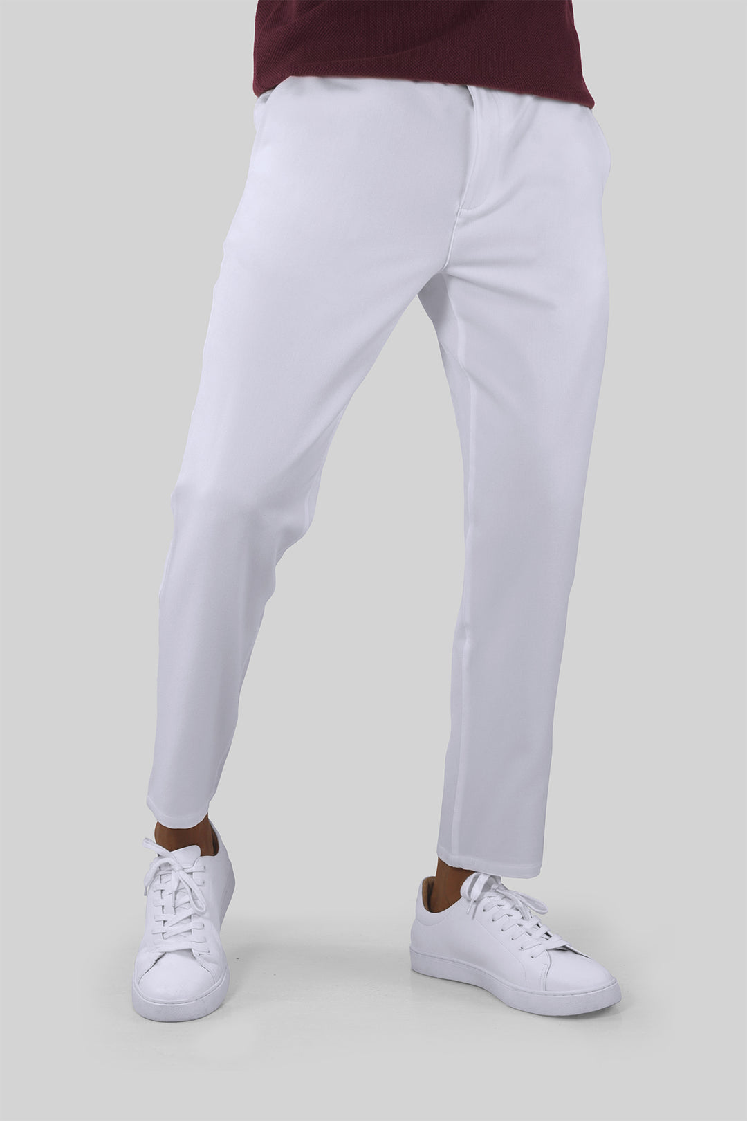 HOMEM-CALÇA BRANCA SOCIAL NOVA